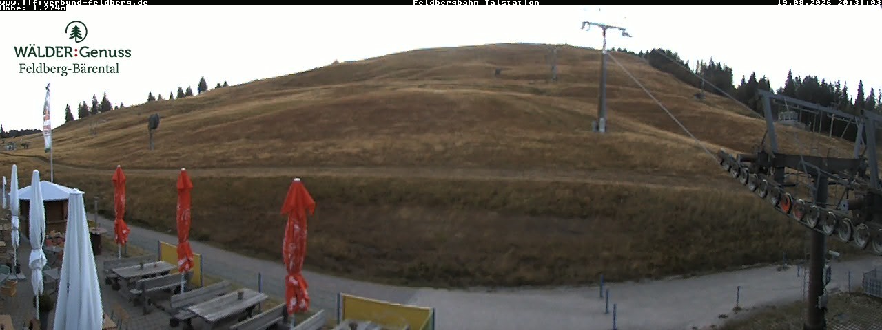 Archived image Webcam Feldberg Seebuck valley station