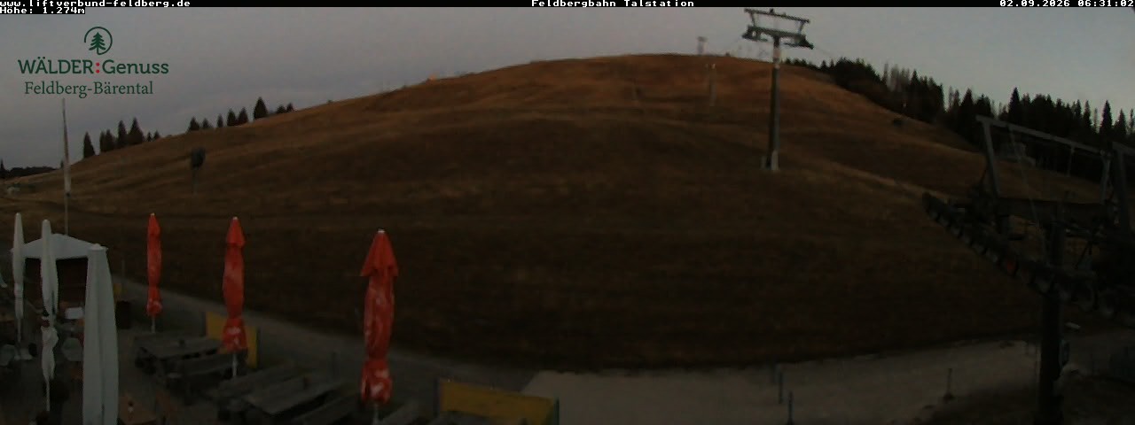 Archived image Webcam Feldberg Seebuck valley station