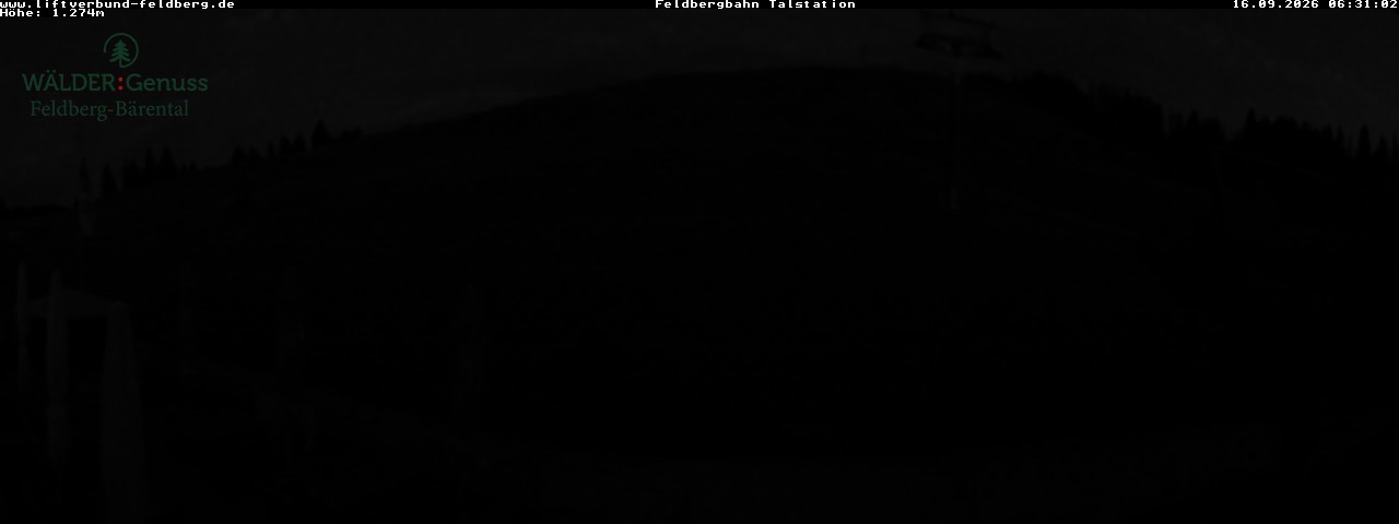 Archived image Webcam Feldberg Seebuck valley station
