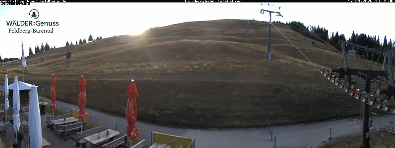 Archived image Webcam Feldberg Seebuck valley station