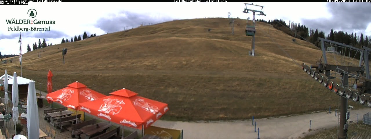 Archived image Webcam Feldberg Seebuck valley station