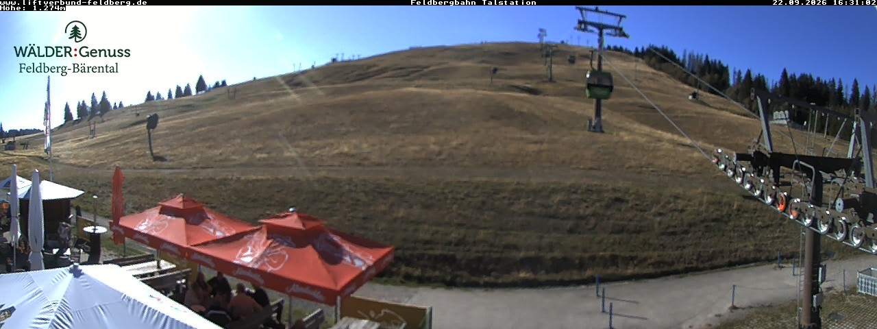 Archived image Webcam Feldberg Seebuck valley station
