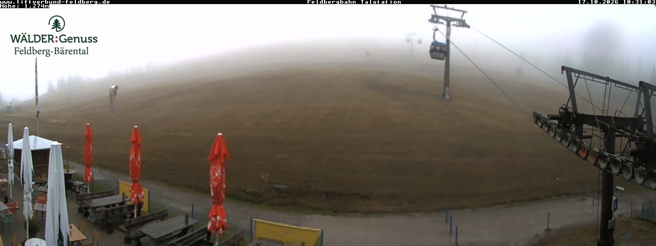 Archived image Webcam Feldberg Seebuck valley station