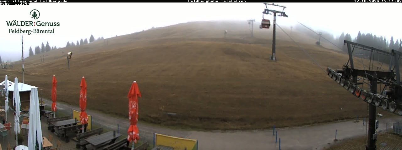 Archived image Webcam Feldberg Seebuck valley station