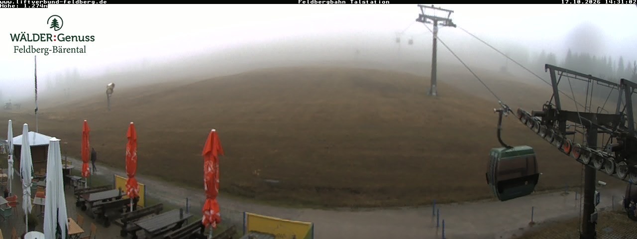 Archived image Webcam Feldberg Seebuck valley station