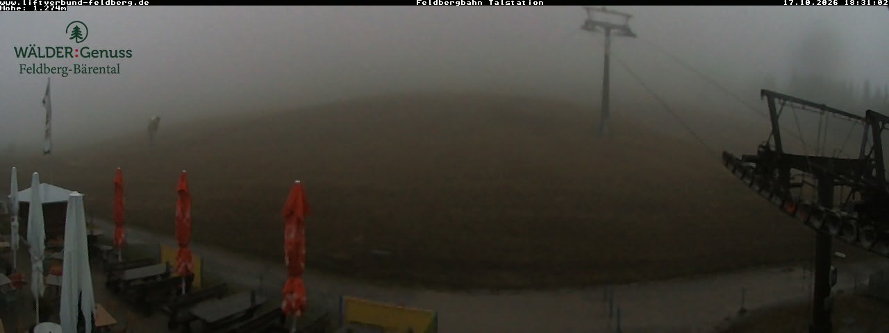 Archived image Webcam Feldberg Seebuck valley station