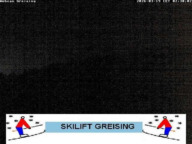 Archived image Webcam Bavarian Forest: Lift Greising