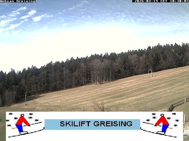 Archiv Foto Webcam Bayerischer Wald: Lift Greising