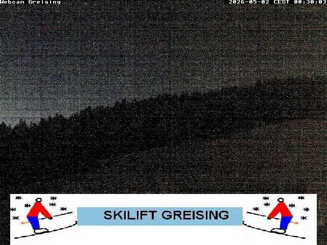 Archived image Webcam Bavarian Forest: Lift Greising