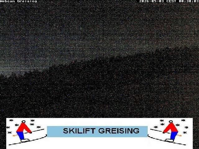 Archived image Webcam Bavarian Forest: Lift Greising
