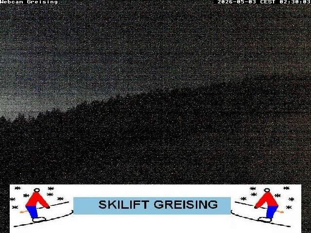 Archived image Webcam Bavarian Forest: Lift Greising