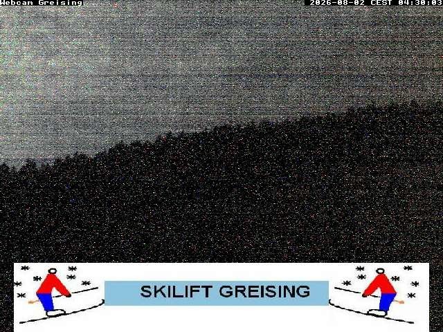 Archived image Webcam Bavarian Forest: Lift Greising