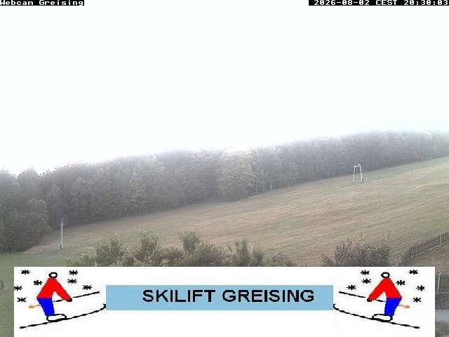 Archived image Webcam Bavarian Forest: Lift Greising