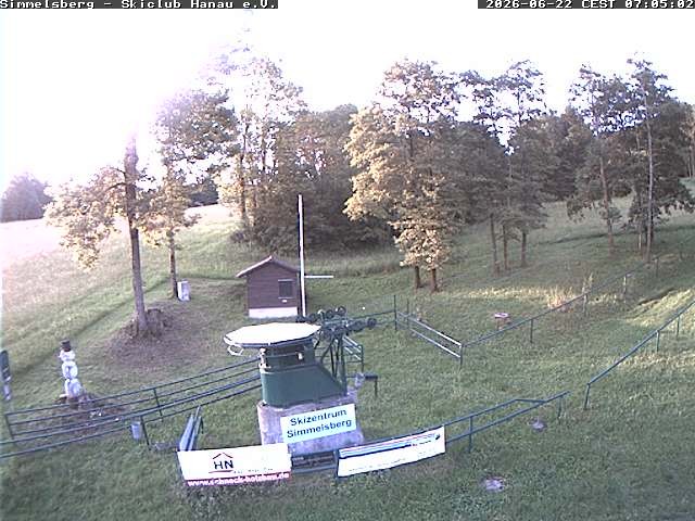Archived image Webcam Base station "Skizentrum Simmelsberg"