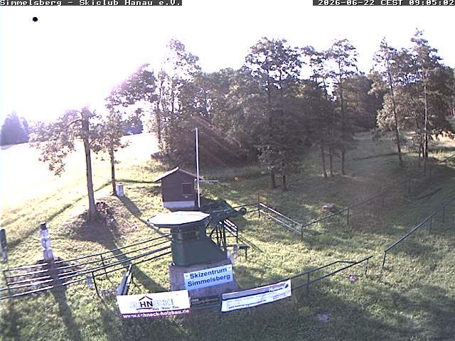 Archived image Webcam Base station "Skizentrum Simmelsberg"