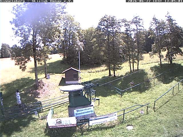 Archived image Webcam Base station "Skizentrum Simmelsberg"