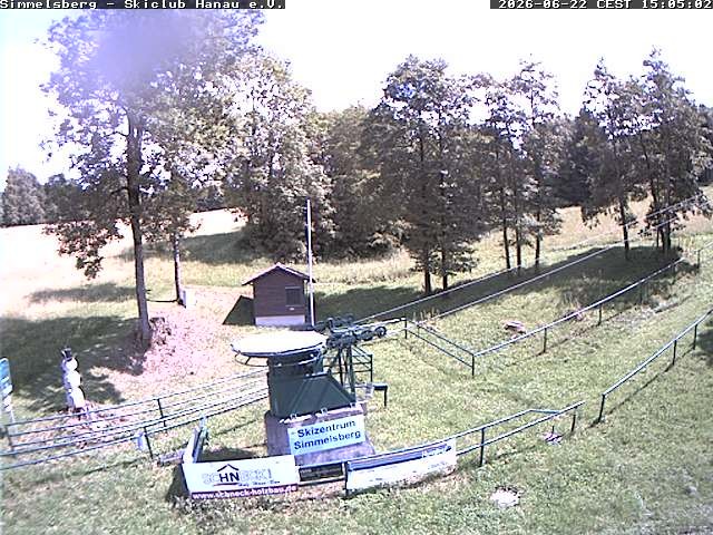 Archived image Webcam Base station "Skizentrum Simmelsberg"