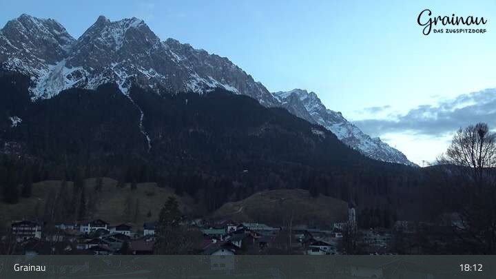 Archived image Webcam Grainau: panoramic view
