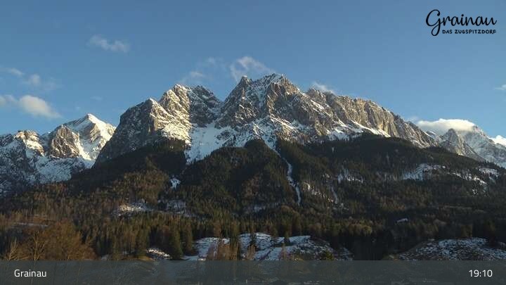 Archived image Webcam Grainau: panoramic view