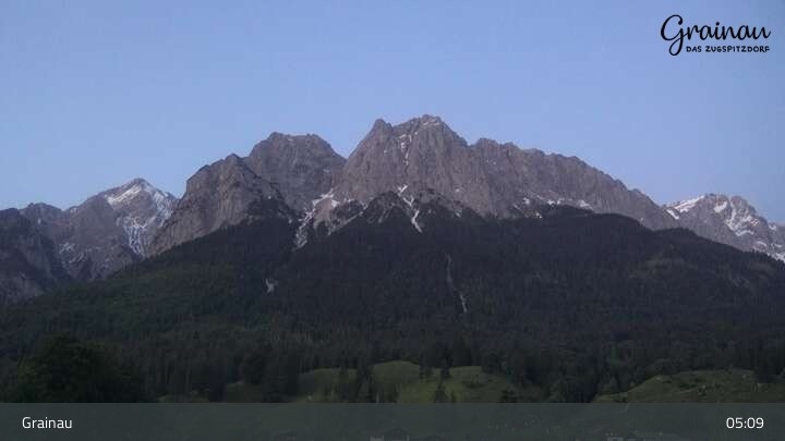 Archived image Webcam Grainau: panoramic view