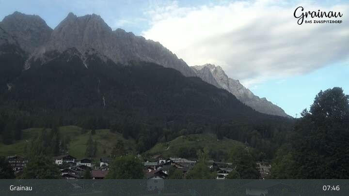 Archived image Webcam Grainau: panoramic view