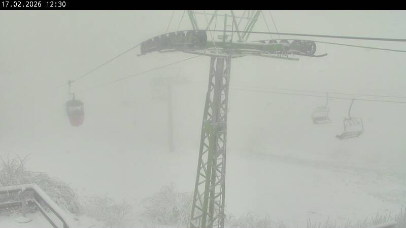 Archiv Foto Webcam Bocksberg - Bergstation der Kabinenbahn