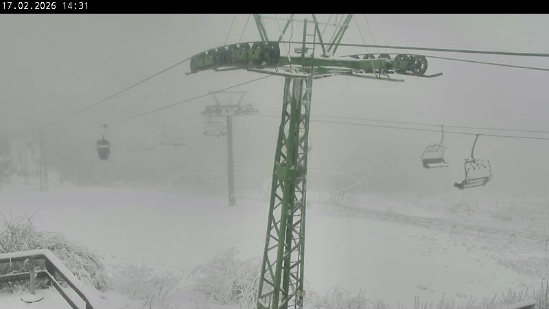 Archiv Foto Webcam Bocksberg - Bergstation der Kabinenbahn