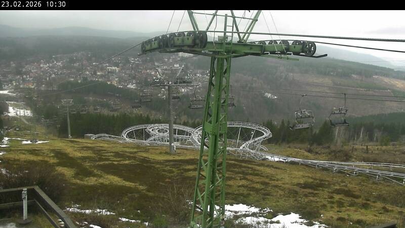 Archiv Foto Webcam Bocksberg - Bergstation der Kabinenbahn