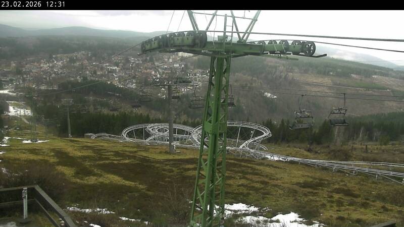 Archiv Foto Webcam Bocksberg - Bergstation der Kabinenbahn