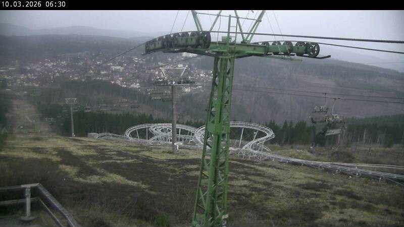 Archiv Foto Webcam Bocksberg - Bergstation der Kabinenbahn