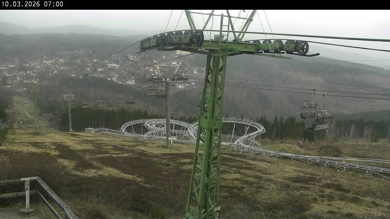 Archiv Foto Webcam Bocksberg - Bergstation der Kabinenbahn