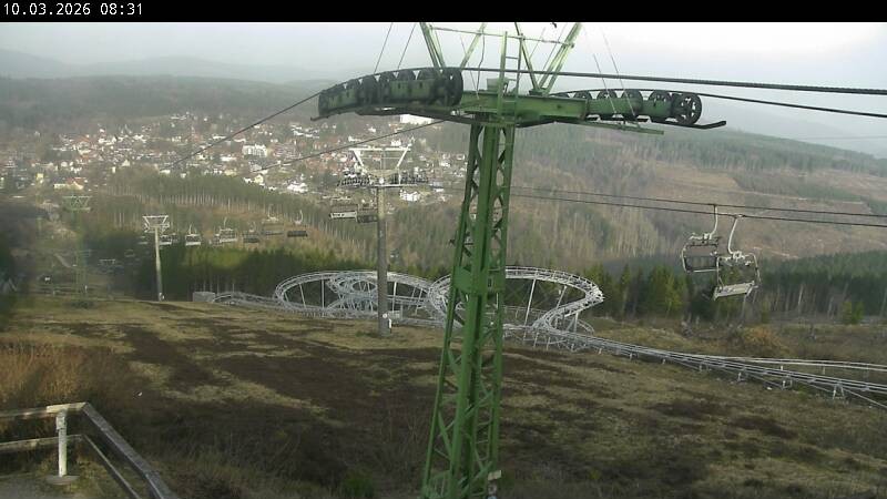 Archiv Foto Webcam Bocksberg - Bergstation der Kabinenbahn