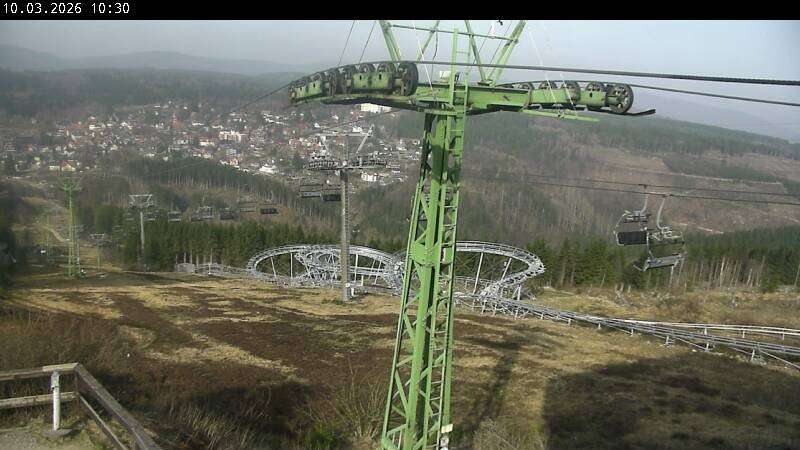 Archiv Foto Webcam Bocksberg - Bergstation der Kabinenbahn