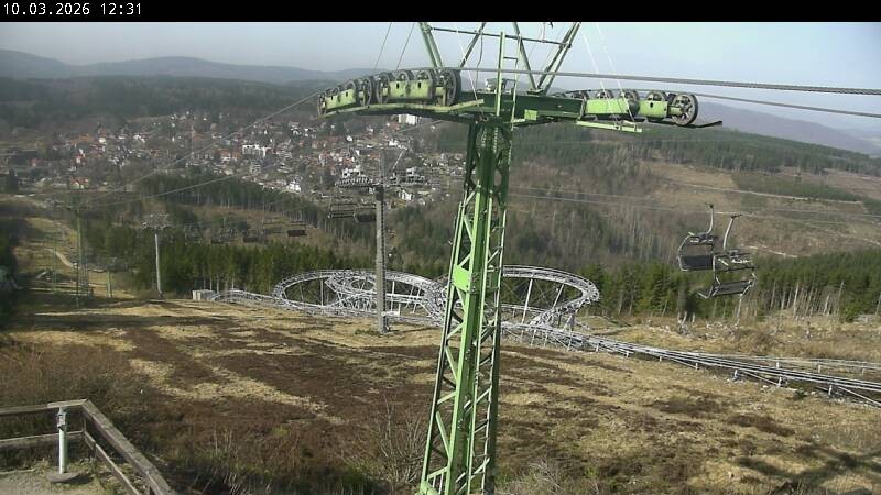 Archiv Foto Webcam Bocksberg - Bergstation der Kabinenbahn