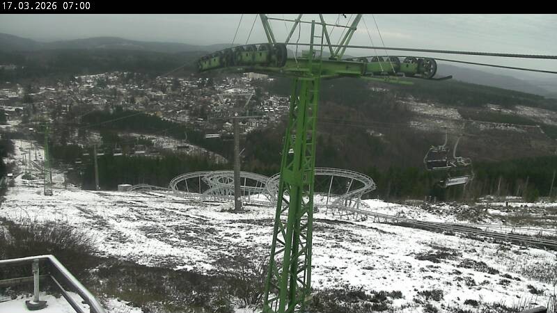 Archiv Foto Webcam Bocksberg - Bergstation der Kabinenbahn