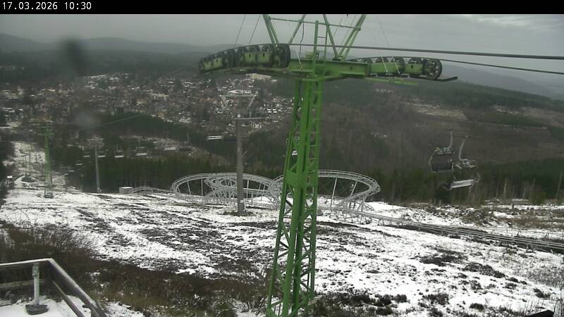Archiv Foto Webcam Bocksberg - Bergstation der Kabinenbahn