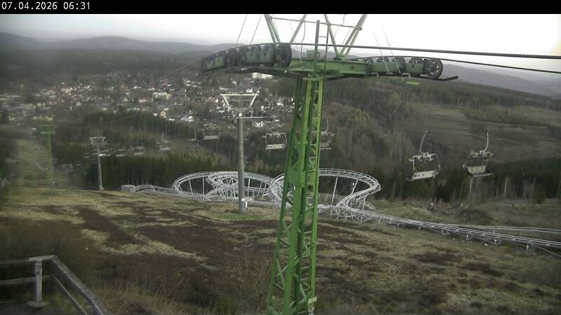 Archiv Foto Webcam Bocksberg - Bergstation der Kabinenbahn