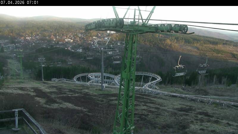 Archiv Foto Webcam Bocksberg - Bergstation der Kabinenbahn