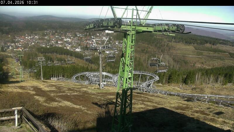 Archiv Foto Webcam Bocksberg - Bergstation der Kabinenbahn
