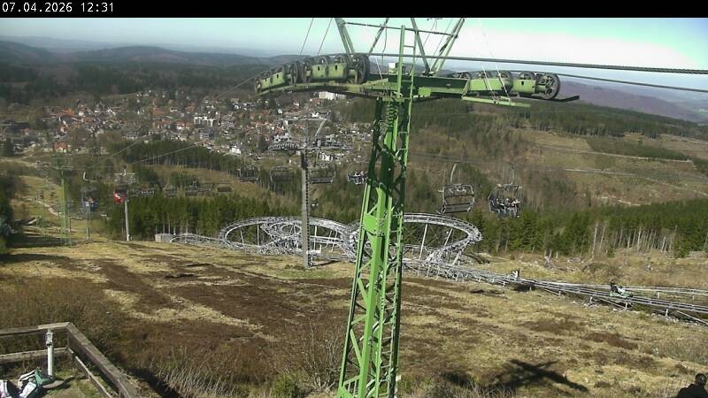 Archiv Foto Webcam Bocksberg - Bergstation der Kabinenbahn