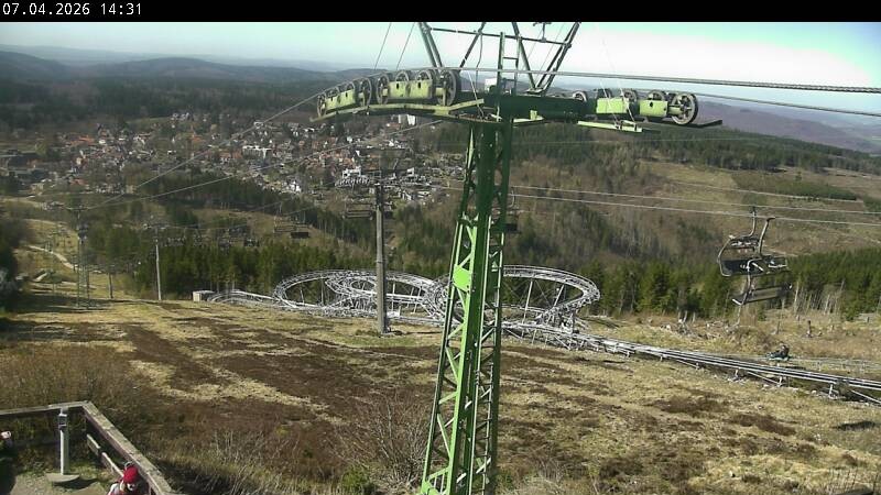 Archiv Foto Webcam Bocksberg - Bergstation der Kabinenbahn