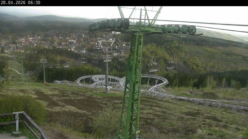 Archiv Foto Webcam Bocksberg - Bergstation der Kabinenbahn