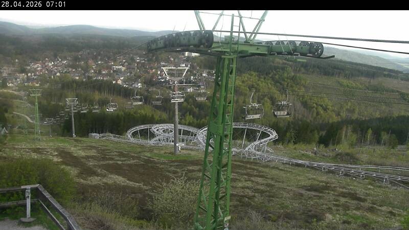 Archiv Foto Webcam Bocksberg - Bergstation der Kabinenbahn