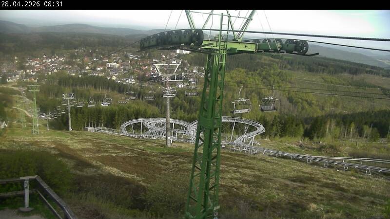 Archiv Foto Webcam Bocksberg - Bergstation der Kabinenbahn
