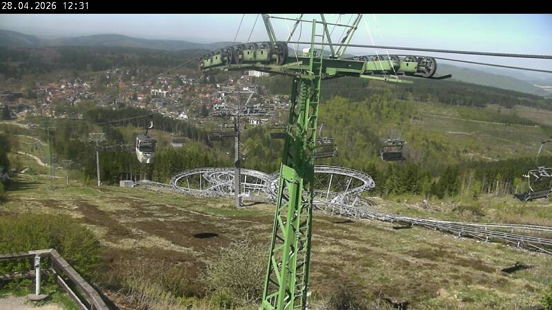 Archiv Foto Webcam Bocksberg - Bergstation der Kabinenbahn