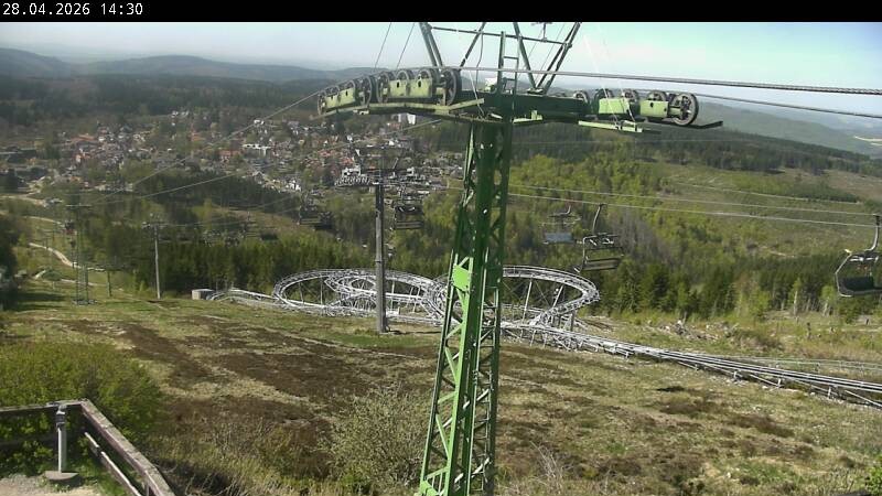 Archiv Foto Webcam Bocksberg - Bergstation der Kabinenbahn