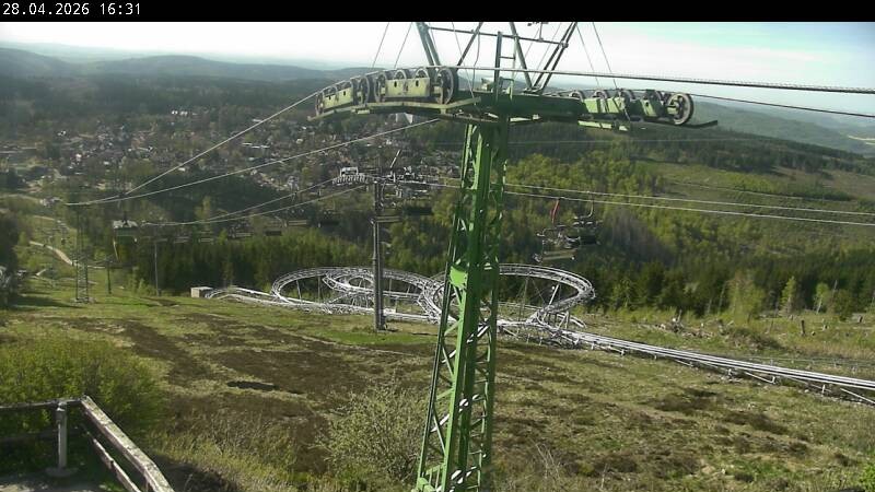 Archiv Foto Webcam Bocksberg - Bergstation der Kabinenbahn