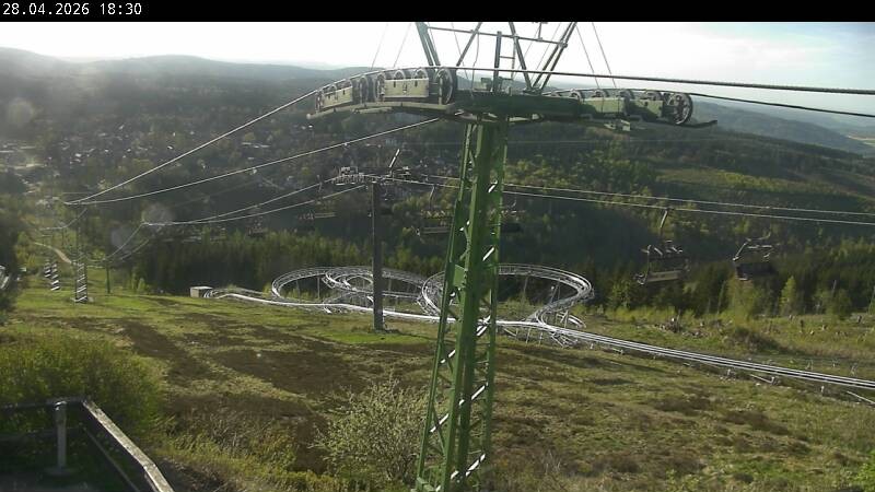 Archiv Foto Webcam Bocksberg - Bergstation der Kabinenbahn