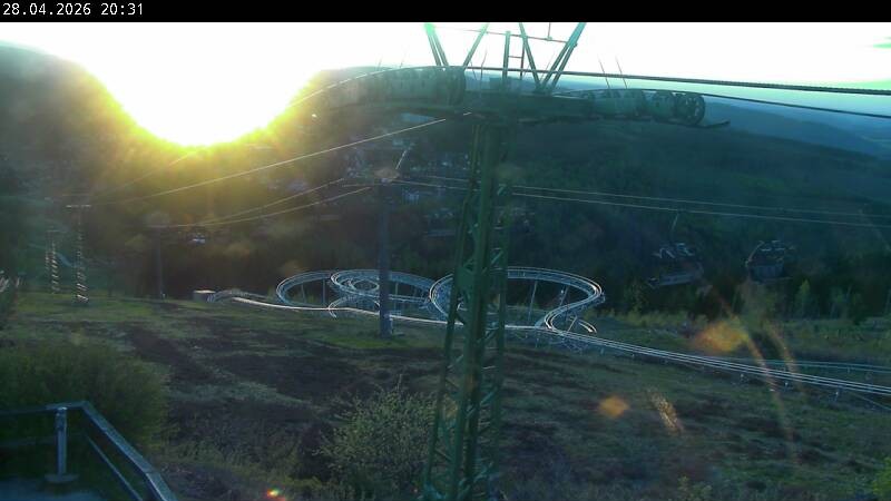 Archiv Foto Webcam Bocksberg - Bergstation der Kabinenbahn