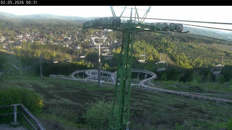 Archiv Foto Webcam Bocksberg - Bergstation der Kabinenbahn